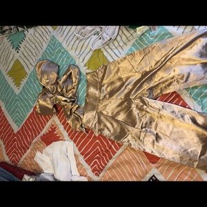 New (without tag) Bandeau  and Flare Pant Set